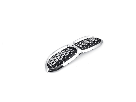 BMW 3 SERISI G20 2019+ IÇIN UYUMLU DIAMOND PANJUR (BÖBREK) - KROM ÇERÇEVE